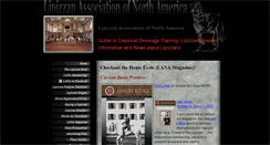 Desktop Screenshot of lipizzan.org
