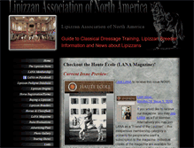 Tablet Screenshot of lipizzan.org